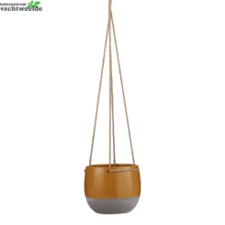Hangpot Resa D13.5h11.5cm Oranje - Mica