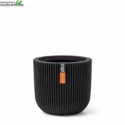 Pot Bol Groove D23h21cm Zwart