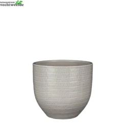 Pot Carrie Glaze D20h18cm L.grijs