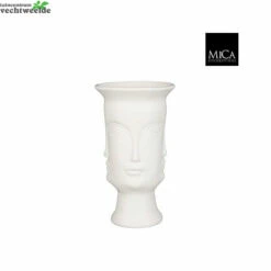 Pot Gezicht D17h29.5cm Wit