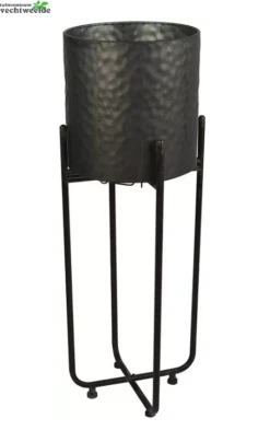 Pot Op Voet Jiro D22h75cm Lead