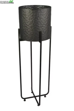 Pot Op Voet Jiro D26h97cm Lead