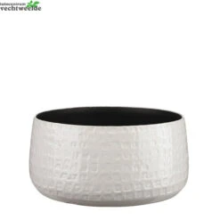 Schaal Floyd D29h13cm Wit - Mica