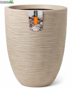 Vaas Elegant Lg Waste Rib D46 Beige