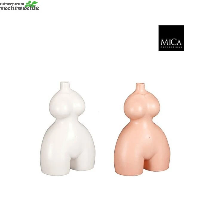 Vaas L13.5b9h20.5cm Perzik A2