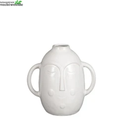 Vaas L19b12.7h18.6cm Wit