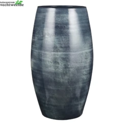 Vaas Lester D39h70cm Blauw - Mica