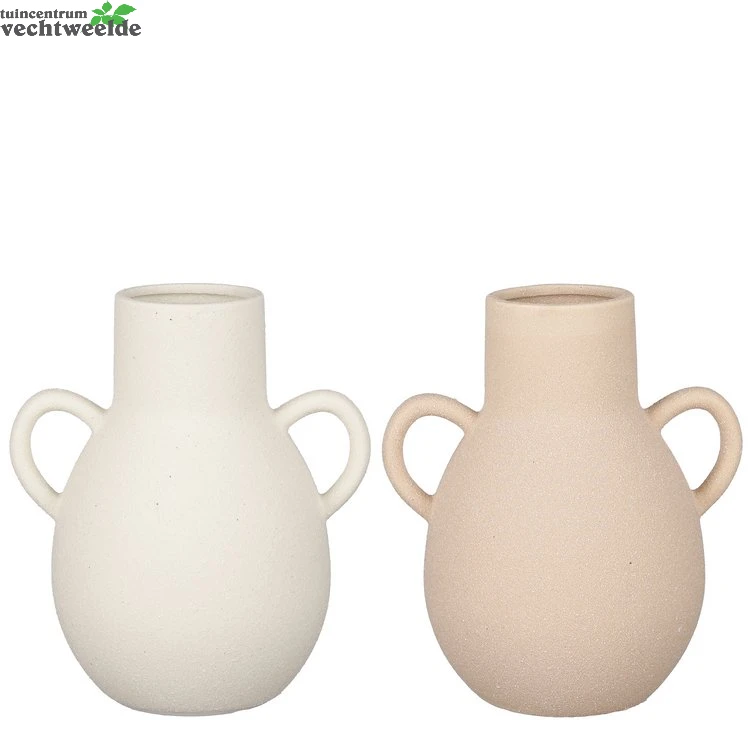 Vaas Mrkesh L17.5b13.5h19.5 Perzik Assorti Per Stuk